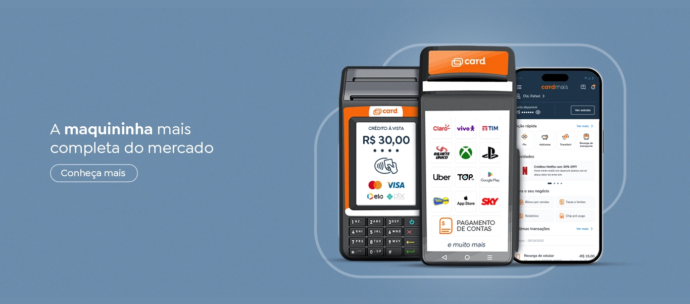 Ofereça Serviços de Pagamentos com a Card